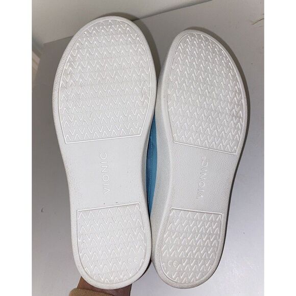 NEW Vionic Effortless Backless Fashion Sneakers Womens 7.5 Blue Orthotic Insole - Picture 7 of 7